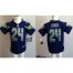 Toddler Nike Seattle Seahawks #24 Marshawn Lynch Steel Blue Team Color Stitched NFL Elite Jersey