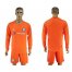 Chelsea Blank Orange Goalkeeper Long Sleeves Soccer Club Jersey