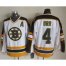 Boston Bruins #4 Bobby Orr White/Black CCM Throwback Stitched NHL Jersey