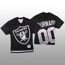 NFL Las Vegas Raiders Custom Black Mens Mitchell & Nell Big Face Fashion Limited NFL Jersey