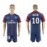 Paris Saint-Germain #10 Pastore Home Soccer Club Jersey