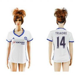 Womens Chelsea #14 Traore Sec Away Soccer Club Jersey