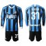Inter Milan #37 Skriniar Home Long Sleeves Soccer Club Jersey