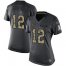 Nike Miami Dolphins #12 Bob Griese Black Womens Stitched NFL Limited 2016 Salute to Service Jersey