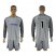 Chelsea #1 Begovic Grey Goalkeeper Long Sleeves Soccer Club Jersey