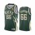 Nike Milwaukee Bucks #66 Axel Toupane Youth 2021 NBA Finals Champions Swingman Earned Edition Jersey Green Youth