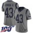 Nike Los Angeles Rams #43 John Johnson III Gray Mens Stitched NFL Limited Inverted Legend 100th Season Jersey