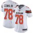 Nike Cleveland Browns #78 Jack Conklin White Womens Stitched NFL Vapor Untouchable Limited Jersey