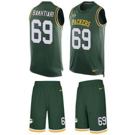 Nike Green Bay Packers #69 David Bakhtiari Green Team Color Mens Stitched NFL Limited Tank Top Suit Jersey