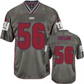 Nike New York Giants #56 Lawrence Taylor Grey Mens Stitched NFL Elite Vapor Jersey