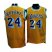 Los Angeles Lakers 24 Kobe Bryant Walter Brown HWC Swingman Yellow Jersey Cheap