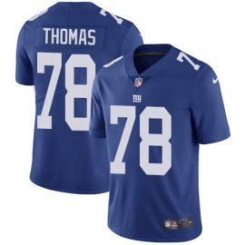 Nike New York Giants #78 Andrew Thomas Royal Blue Team Color Mens Stitched NFL Vapor Untouchable Limited Jersey