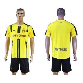 Dortmund Blank Home Soccer Club Jersey