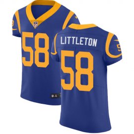 Nike Los Angeles Rams #58 Cory Littleton Royal Blue Alternate Mens Stitched NFL Vapor Untouchable Elite Jersey