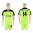 Liverpool #14 Henderson Sec Away Soccer Club Jersey