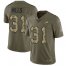 Nike Philadelphia Eagles #31 Jalen Mills Olive/Camo Mens Stitched NFL Limited 2017 Salute To Service Jersey