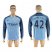 Manchester City #42 Toure Yaya Home Long Sleeves Soccer Club Jersey