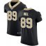 Nike New Orleans Saints #89 Josh Hill Black Team Color Mens Stitched NFL Vapor Untouchable Elite Jersey
