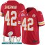 Nike Kansas City Chiefs #42 Anthony Sherman Red Super Bowl LIV 2020 Team Color Mens Stitched NFL Vapor Untouchable Limited Jersey