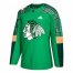 Adidas Chicago Blackhawks Blank adidas Green St. Patricks Day Authentic Practice Stitched NHL Jersey