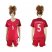 Womens Portugal #5 Guerreiro Home Soccer Country Jersey