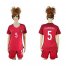 Womens Portugal #5 Guerreiro Home Soccer Country Jersey
