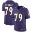 Nike Baltimore Ravens #79 Ronnie Stanley Purple Team Color Mens Stitched NFL Vapor Untouchable Limited Jersey