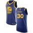 Nike Golden State Warriors #30 Stephen Curry Blue 2022 NBA Finals Authentic Icon Edition Jersey Mens