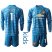 Manchester United #1 De Gea Light Blue Goalkeeper Long Sleeves Kid Soccer Club Jersey