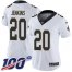 Nike New Orleans Saints #20 Janoris Jenkins White Womens Stitched NFL 100th Season Vapor Untouchable Limited Jersey