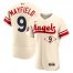 Angels 9 Jack Mayfield Cream 2022 City Connect Flexbase Jersey