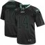Nike New York Jets #14 Sam Darnold Lights Out Black Mens Stitched NFL Elite Jersey