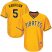 Pittsburgh Pirates #5 Josh Harrison Gold Cool Base Stitched Youth MLB Jersey