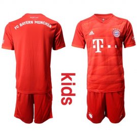 Bayern Munchen Blank Home Kid Soccer Club Jersey
