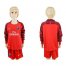 Paris Saint-Germain Blank Home Long Sleeves Kid Soccer Club Jersey