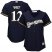 Milwaukee Brewers #12 Stephen Vogt Navy Blue Alternate Womens Stitched MLB Jersey