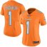 Nike Miami Dolphins #1 Tua Tagovailoa Orange Womens Stitched NFL Limited Rush Jersey