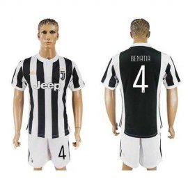 Juventus #4 Benatia Home Soccer Club Jersey
