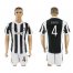 Juventus #4 Benatia Home Soccer Club Jersey