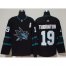 Adidas San Jose Sharks #19 Joe Thornton Black Alternate Authentic Stitched NHL Jersey