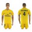 Paris Saint-Germain #4 Krychowiak Away Soccer Club Jersey
