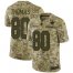 Nike Carolina Panthers #80 Ian Thomas Camo Mens Stitched NFL Limited 2018 Salute To Service Jersey