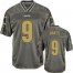 Nike New Orleans Saints #9 Drew Brees Grey Youth Stitched NFL Elite Vapor Jersey