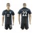 France #22 Schneiderlin Away Soccer Country Jersey