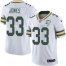 Nike Green Bay Packers #33 Aaron Jones White Mens 100th Season Stitched NFL Vapor Untouchable Limited Jersey