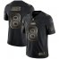 Nike New York Giants #8 Daniel Jones Black/Gold Mens Stitched NFL Vapor Untouchable Limited Jersey