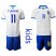 Brazil #11 P.Coutinho White Kid Soccer Country Jersey