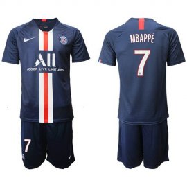 Paris Saint-Germain #7 Mbappe Home Soccer Club Jersey