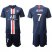 Paris Saint-Germain #7 Mbappe Home Soccer Club Jersey