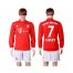 Bayern Munchen #7 Ribery Home Long Sleeves Soccer Club Jersey